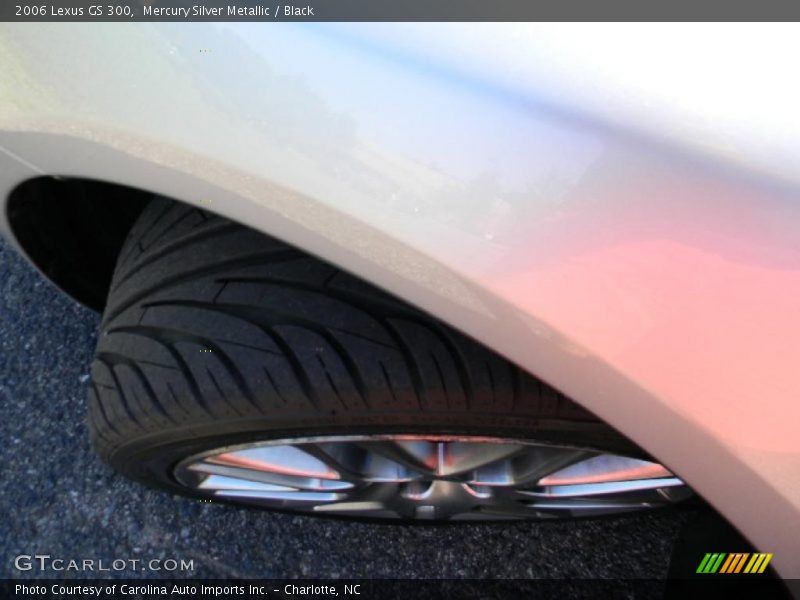 Mercury Silver Metallic / Black 2006 Lexus GS 300