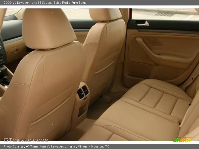 Salsa Red / Pure Beige 2009 Volkswagen Jetta SE Sedan
