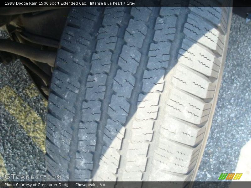 Intense Blue Pearl / Gray 1998 Dodge Ram 1500 Sport Extended Cab