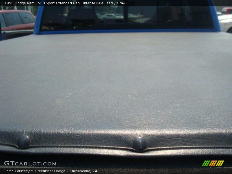 Intense Blue Pearl / Gray 1998 Dodge Ram 1500 Sport Extended Cab