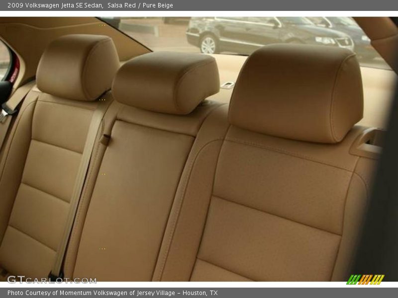 Salsa Red / Pure Beige 2009 Volkswagen Jetta SE Sedan