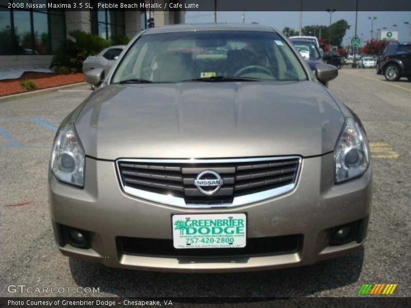 Pebble Beach Metallic / Cafe Latte 2008 Nissan Maxima 3.5 SL