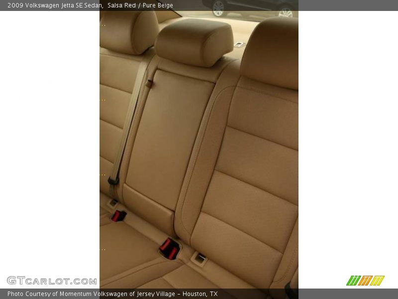 Salsa Red / Pure Beige 2009 Volkswagen Jetta SE Sedan