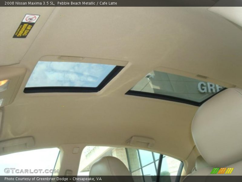 Pebble Beach Metallic / Cafe Latte 2008 Nissan Maxima 3.5 SL