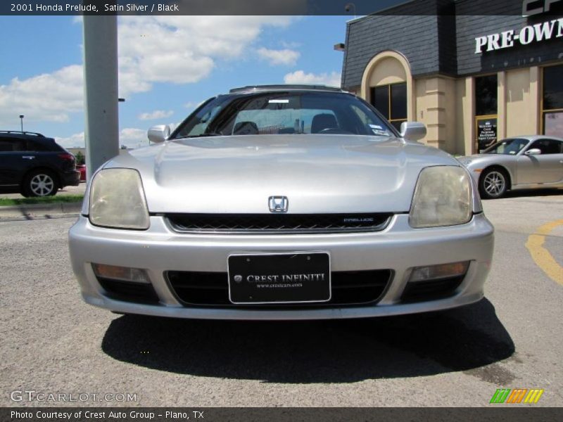 Satin Silver / Black 2001 Honda Prelude