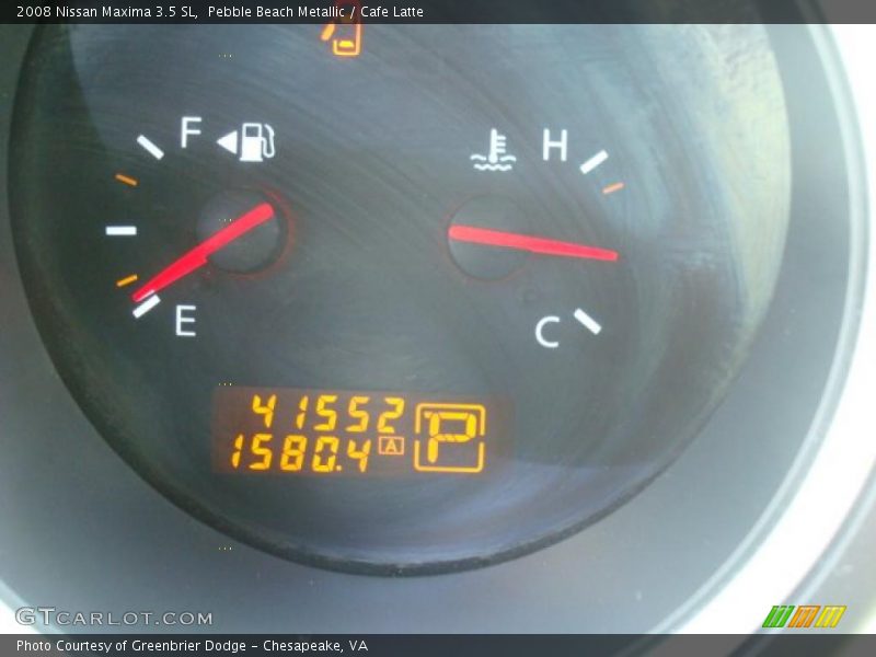 Pebble Beach Metallic / Cafe Latte 2008 Nissan Maxima 3.5 SL