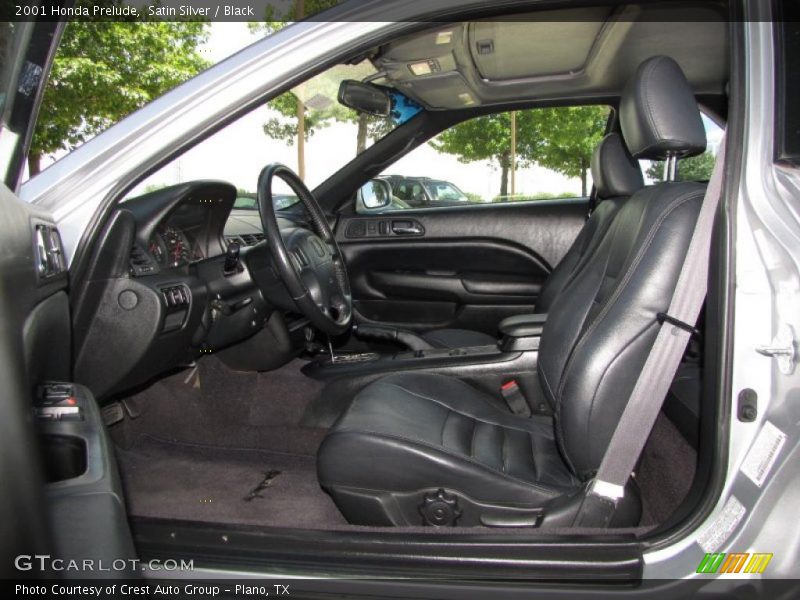 Satin Silver / Black 2001 Honda Prelude