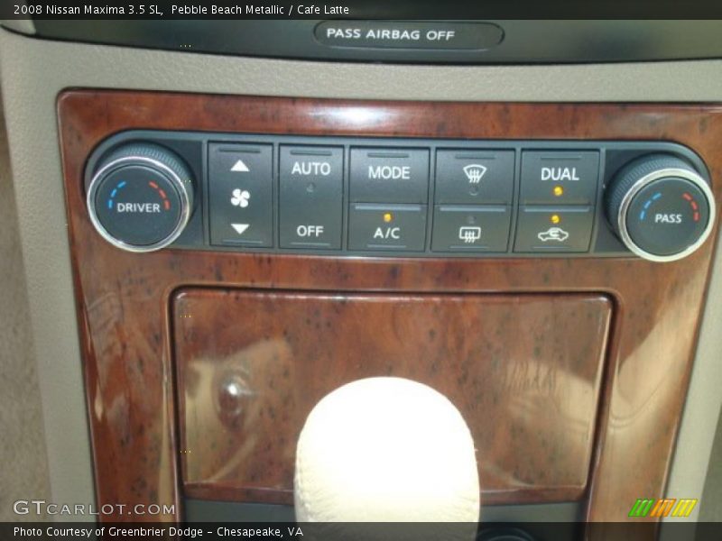 Pebble Beach Metallic / Cafe Latte 2008 Nissan Maxima 3.5 SL