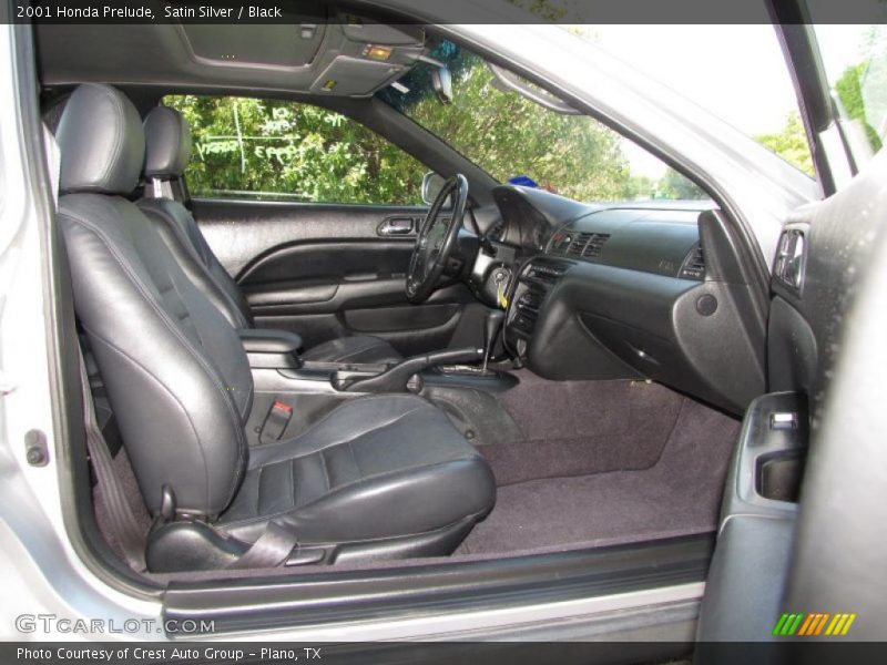 Satin Silver / Black 2001 Honda Prelude
