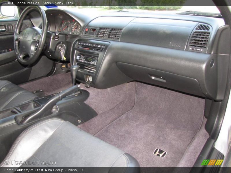 Satin Silver / Black 2001 Honda Prelude