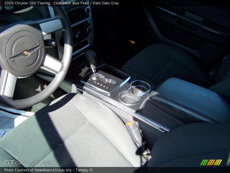 Clearwater Blue Pearl / Dark Slate Gray 2009 Chrysler 300 Touring