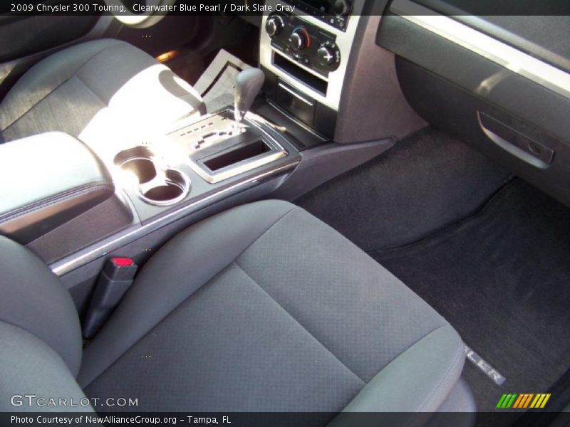 Clearwater Blue Pearl / Dark Slate Gray 2009 Chrysler 300 Touring
