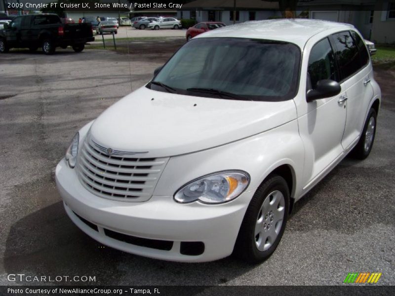 Stone White / Pastel Slate Gray 2009 Chrysler PT Cruiser LX