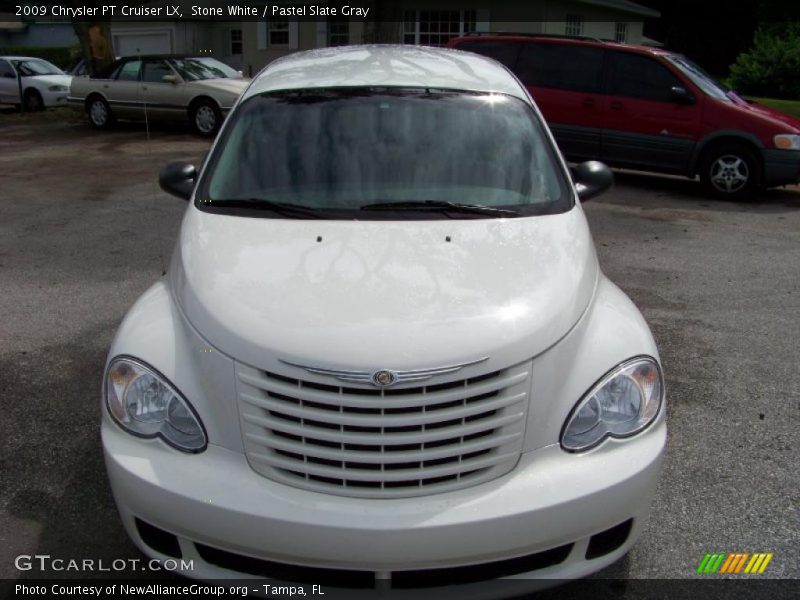 Stone White / Pastel Slate Gray 2009 Chrysler PT Cruiser LX