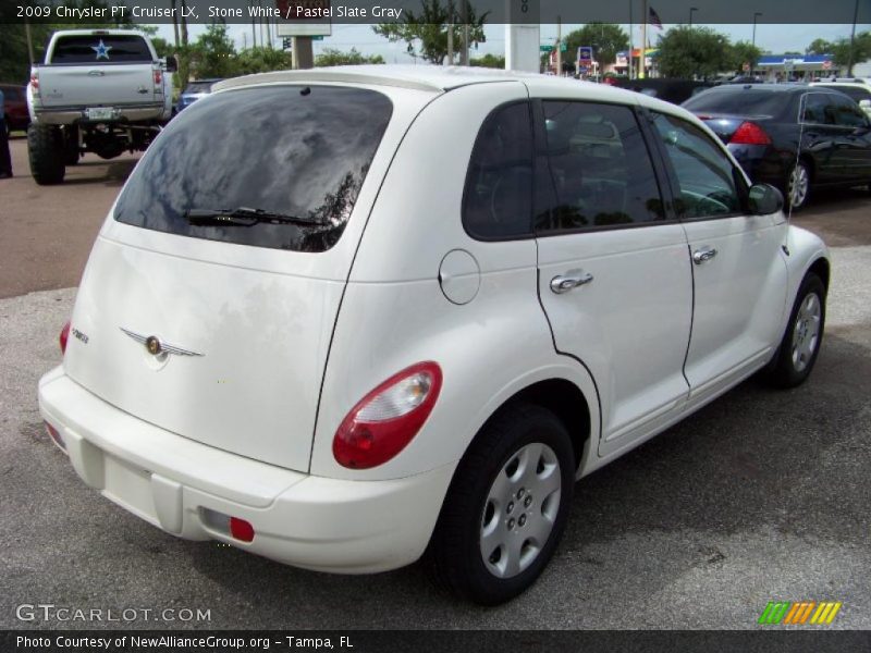 Stone White / Pastel Slate Gray 2009 Chrysler PT Cruiser LX