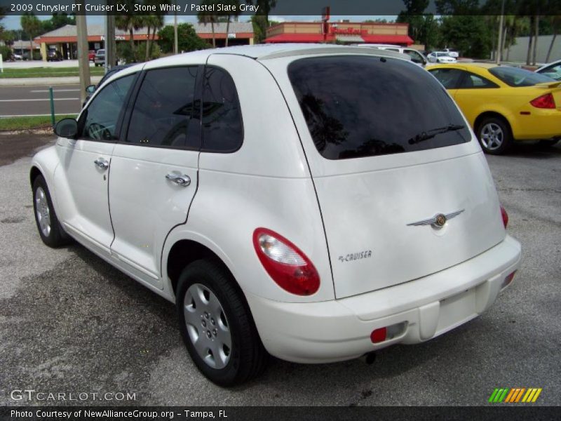 Stone White / Pastel Slate Gray 2009 Chrysler PT Cruiser LX