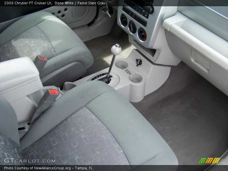 Stone White / Pastel Slate Gray 2009 Chrysler PT Cruiser LX