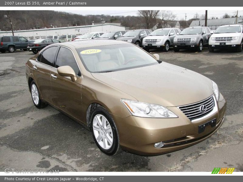 Amber Pearl / Cashmere 2007 Lexus ES 350
