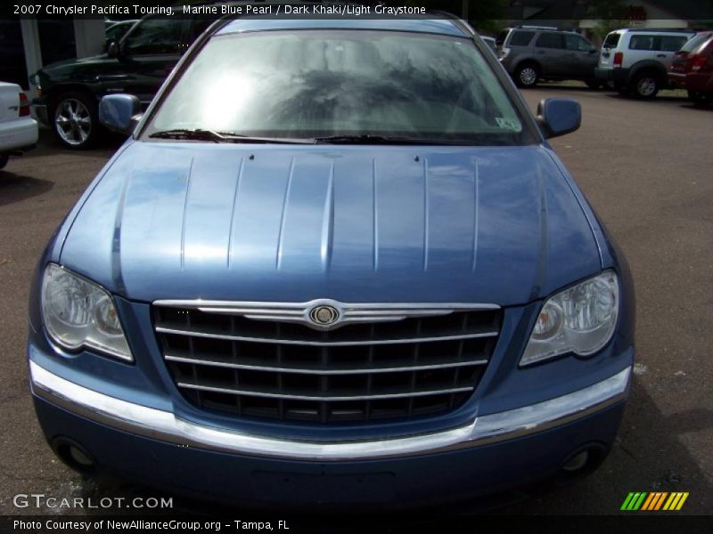 Marine Blue Pearl / Dark Khaki/Light Graystone 2007 Chrysler Pacifica Touring