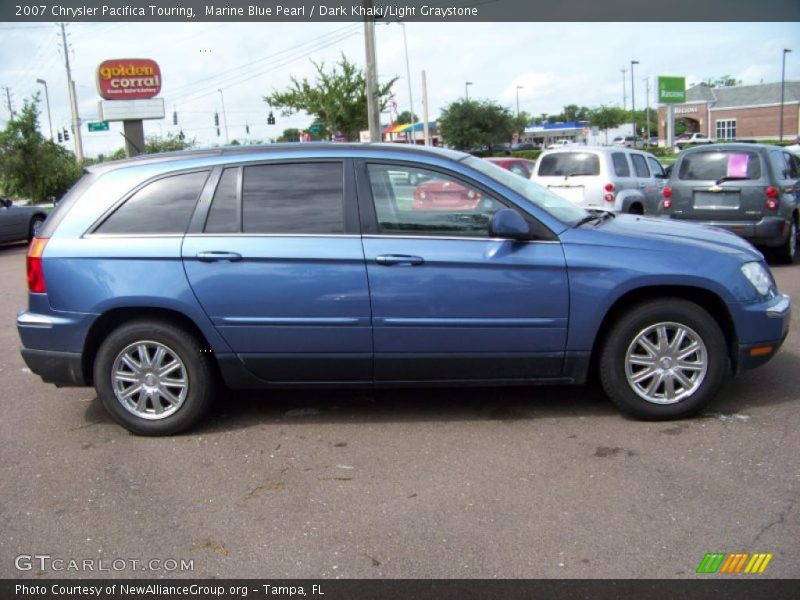 Marine Blue Pearl / Dark Khaki/Light Graystone 2007 Chrysler Pacifica Touring