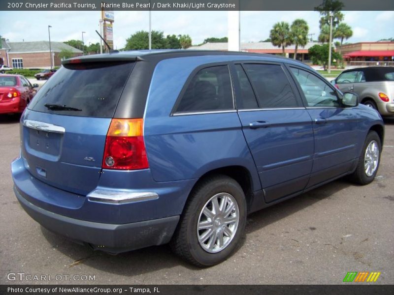 Marine Blue Pearl / Dark Khaki/Light Graystone 2007 Chrysler Pacifica Touring
