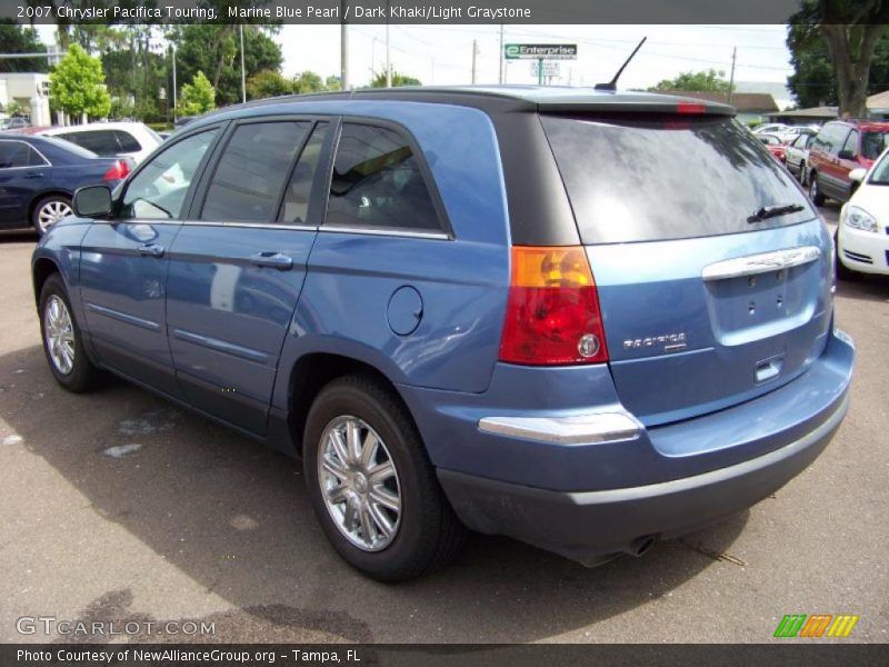 Marine Blue Pearl / Dark Khaki/Light Graystone 2007 Chrysler Pacifica Touring