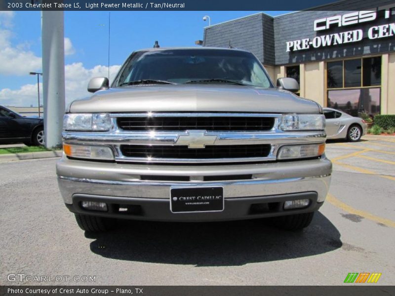 Light Pewter Metallic / Tan/Neutral 2003 Chevrolet Tahoe LS