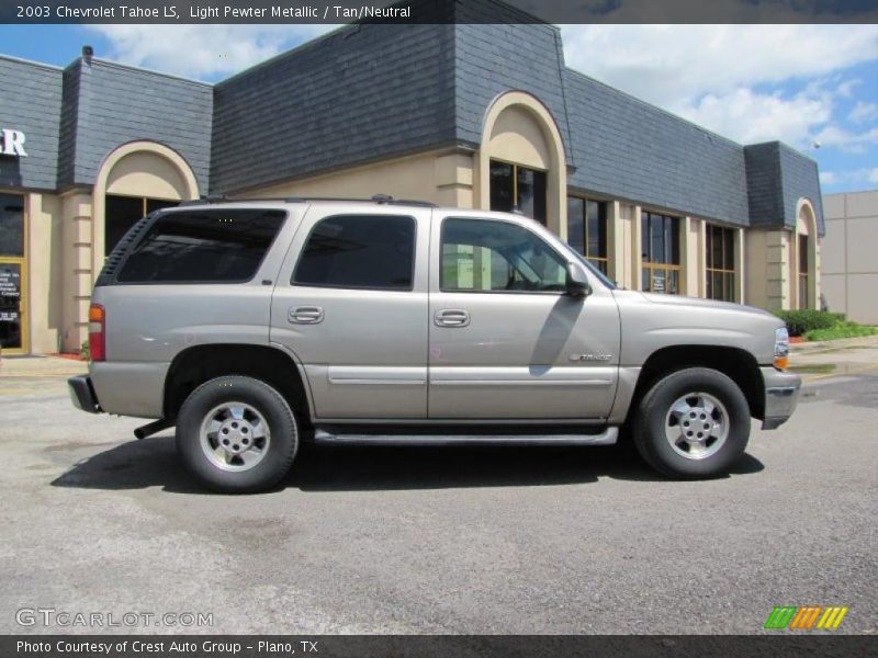 Light Pewter Metallic / Tan/Neutral 2003 Chevrolet Tahoe LS