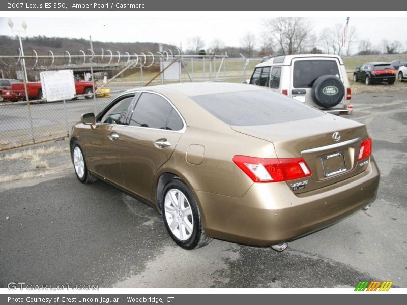 Amber Pearl / Cashmere 2007 Lexus ES 350
