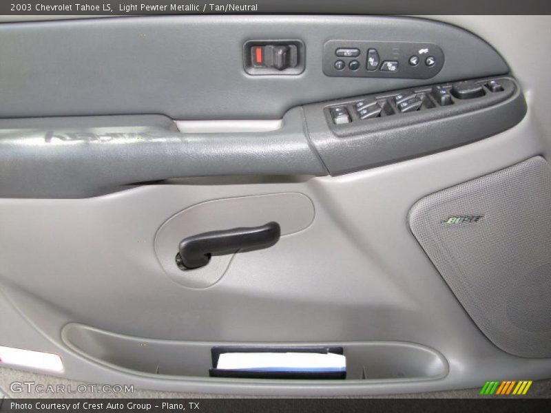 Light Pewter Metallic / Tan/Neutral 2003 Chevrolet Tahoe LS