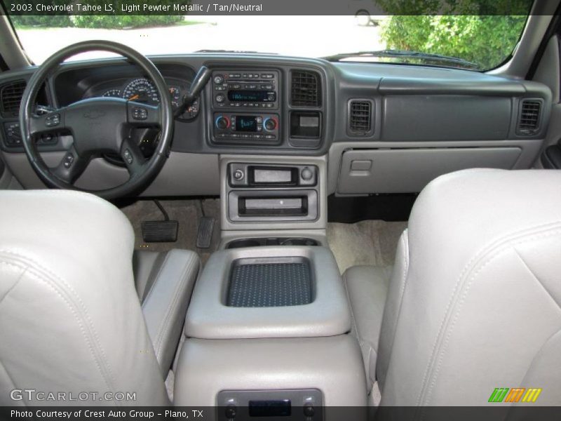 Light Pewter Metallic / Tan/Neutral 2003 Chevrolet Tahoe LS
