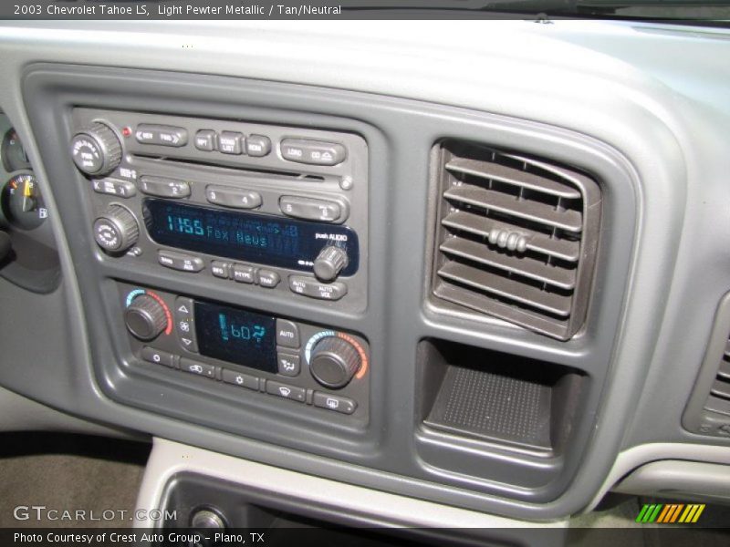 Light Pewter Metallic / Tan/Neutral 2003 Chevrolet Tahoe LS