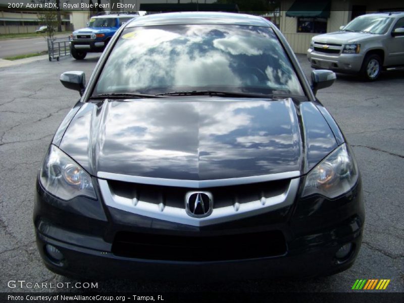 Royal Blue Pearl / Ebony 2007 Acura RDX