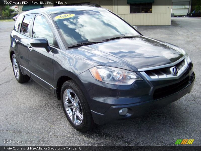 Royal Blue Pearl / Ebony 2007 Acura RDX