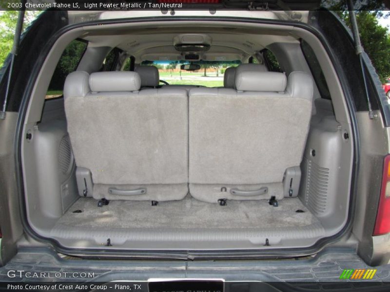Light Pewter Metallic / Tan/Neutral 2003 Chevrolet Tahoe LS