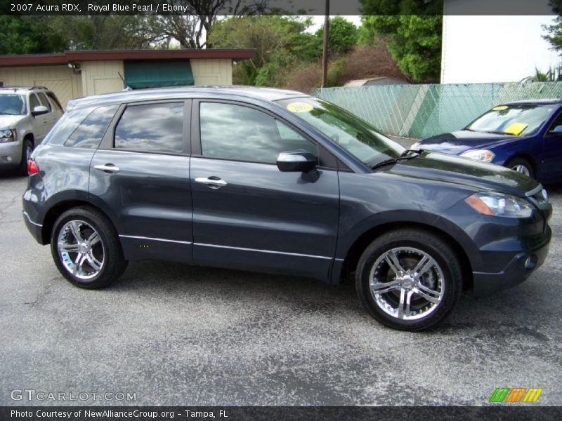 Royal Blue Pearl / Ebony 2007 Acura RDX