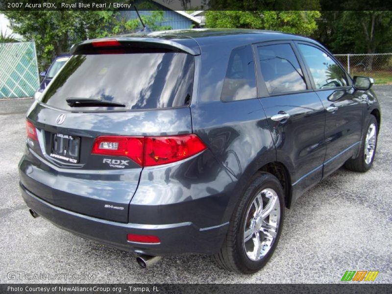 Royal Blue Pearl / Ebony 2007 Acura RDX