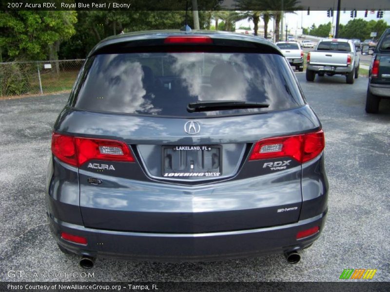 Royal Blue Pearl / Ebony 2007 Acura RDX