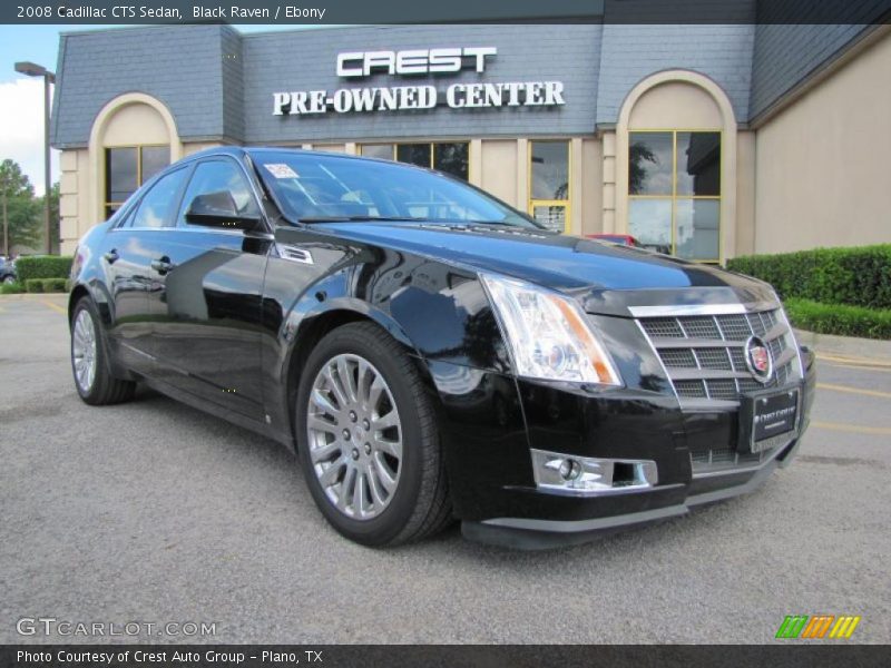 Black Raven / Ebony 2008 Cadillac CTS Sedan