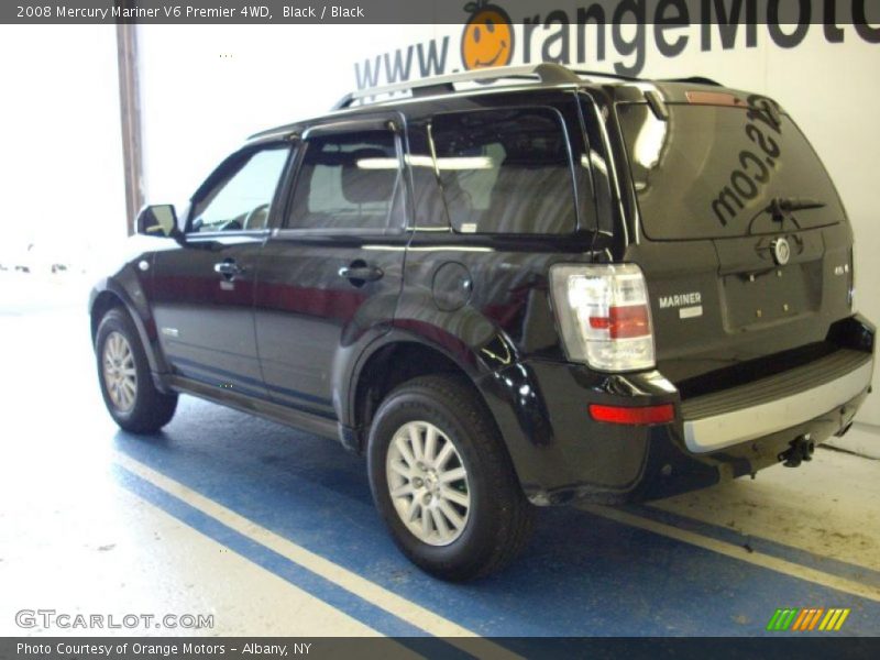 Black / Black 2008 Mercury Mariner V6 Premier 4WD