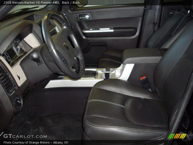 Black / Black 2008 Mercury Mariner V6 Premier 4WD