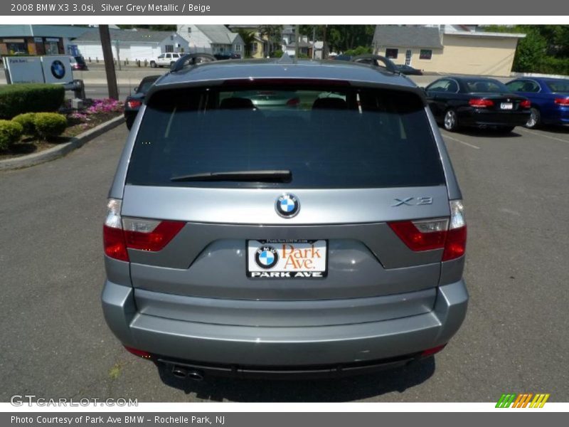 Silver Grey Metallic / Beige 2008 BMW X3 3.0si