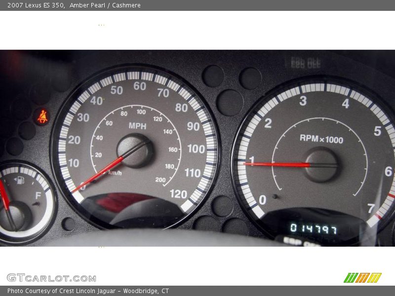 Amber Pearl / Cashmere 2007 Lexus ES 350