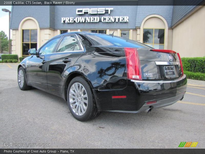 Black Raven / Ebony 2008 Cadillac CTS Sedan