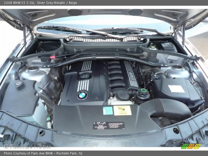 Silver Grey Metallic / Beige 2008 BMW X3 3.0si