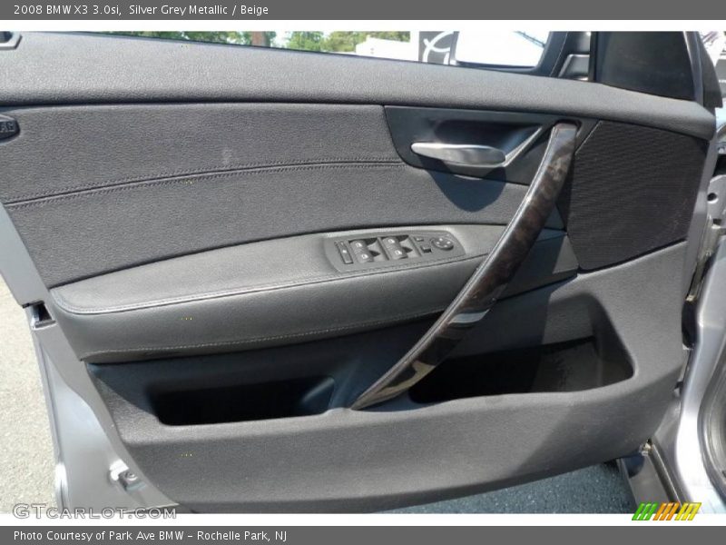 Silver Grey Metallic / Beige 2008 BMW X3 3.0si