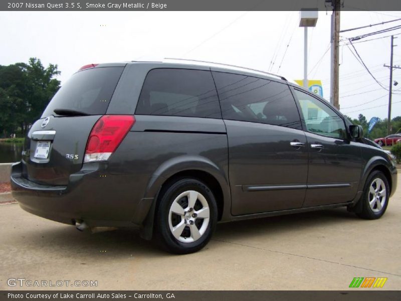 Smoke Gray Metallic / Beige 2007 Nissan Quest 3.5 S