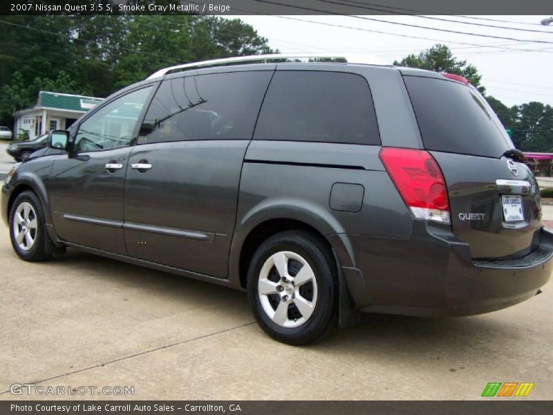 Smoke Gray Metallic / Beige 2007 Nissan Quest 3.5 S