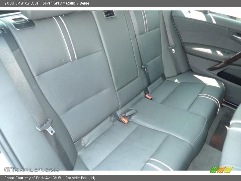 Silver Grey Metallic / Beige 2008 BMW X3 3.0si