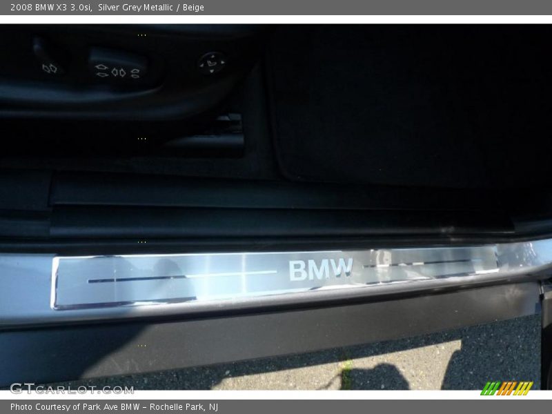 Silver Grey Metallic / Beige 2008 BMW X3 3.0si